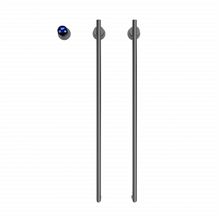 Рондо П2 350х760 электро Полотенцесушитель TERMINUS Оружейная сталь Бор - фото 2 Рондо П2 350х760 электро Полотенцесушитель TERMINUS Оружейная сталь Бор - фото 2