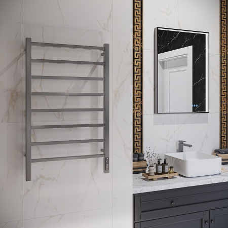 Ватикан П8 500х850 Электро Полотенцесушитель TERMINUS Оружейная сталь Бор - фото 3 Ватикан П8 500х850 Электро Полотенцесушитель TERMINUS Оружейная сталь Бор - фото 3